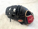 Rawlings Preffered PRO3039 12.75" /144 Outfield Glove Lht Left Black Gold. Fixed Price $250.00.