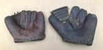 Nice Pair Of 2 Vintage 1940S Baseball Glove Mitts Hutch Brand Wilson Johnny Sain. Fixed Price $74.99.
