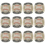Zzxzjw 12 Pcs Baseball Championship Ring Trophy Award Gift Tournament. Fixed Price $100.71.