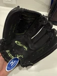 Mizuno Prospect Fastpitch Softball Glove MMX1205 Rh Throw Black Lime Stitch 12". Fixed Price $59.99.