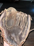 Nokona AMG-700 14" Leather Softball Glove Brown/tan Right Hand Throw. Fixed Price $190.00.