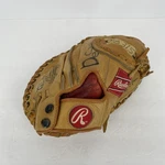 Rawlings RCM45GS Mike Piazza Catchers Mitt Tan Leather Glove Rh Throw. Fixed Price $59.00.