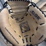 All-star Comp Catcher's Mitt 31.50" CM1200BT Glove Rht Professional Cowhide. Fixed Price $50.00.