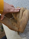 Vintage Hawthorne Montgomery Ward Professional Baseball Glove 60-4076 Japan Made. Fixed Price $13.99.