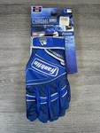 Franklin Powerstrap Chrome Batting Gloves Blue Youth Medium. Fixed Price $23.96.