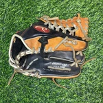 Rawlings R9115U-4BT 11.5" Leather Infield Glove Left Hand Throw Basket Web. Fixed Price $35.00.