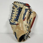 Mizuno GMVP-1277-PSE2 Red, White, & Blue 12.75 Baseball Glove Right Throw. Fixed Price $199.88.