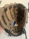 Wilson Youth Baseball Glove Leather 10 3/4 Major League Brown Rht. Fixed Price $16.99.