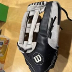 Wilson Elite Black Gray Softball Glove Size 14 A2444 Right Throwing Hand. Fixed Price $23.96.