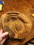 Rawlings Rtd Mike Piazza Catchers Mitt Fantastic Broke Condition! 31CM. Fixed Price $42.50.