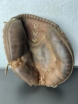 Vtg Hurricane Leather Catchers Mitt Baseball Glove Mike Atwood Pro Model 558 Rh. Fixed Price $24.99.
