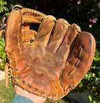 Mizuno World Win Pro Mlb Game Used Hard Baseball Infield Glove Mitt Japan Haga. Fixed Price $190.00.