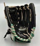 Rawlings Fast Pitch Softball Leather Palm Glove (FP110BW)11" White, Black, Teal. Fixed Price $14.99.