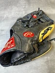 Rawlings Elite GGE1125NG 1/4" Black Leather Professional Baseball Glove. Fixed Price $59.00.