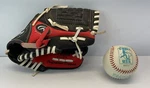 Rawlings Player Series 1/2 Red T-ball Glove PL85PB (rht) Includes T-baseball. Fixed Price $11.99.