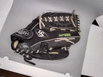 Louisville Slugger Zephyr Right Handed Throw Glove Black 12" ZR14-BK. Fixed Price $19.95.