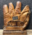Vtg 1930S James W. Brine Co Boston Baseball Glove Split Finger Mitt. Fixed Price $89.95.
