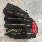 Rawlings Black Leather Cal Ripken Jr RBG124B 10 Right Hand Throw Baseball Glove. Fixed Price $18.00.