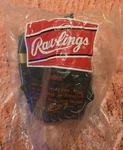 Scarce Original 1990'S Rawlings Reebok Pump Leather Baseball Glove. Fixed Price $650.00.