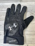 Under Armour One Men's Batting Glove Black Medium Hand Baseball Left. Fixed Price $11.99.