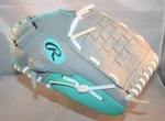 Rawlings WPL11GM Players Series 11" Baseball Mitt Glove Leather Rh Throw Teal. Fixed Price $15.99.