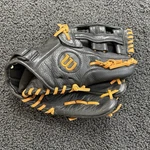 Wilson A500 - Youth 11.5" Rht Black Leather Glove Excellent Break In Feel. Fixed Price $45.00.