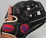 Wilson A450 12" Black Leather Baseball Glove Left Hand Throw. Fixed Price $19.75.