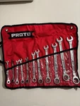Proto 11 Pc Ratcheting Wrenches Reversible. Fixed Price $320.00.