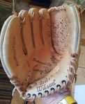 Wilson A2147 (left Hand Throw) Baseball Glove, Tan, Mint Condition. Fixed Price $34.00.