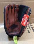 Rawlings AF125 12.5 Inch Basket Web Softball Left-hand Glove Brown/black D23. Fixed Price $59.99.