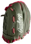 Rawlings Girls 10" Highlight Leather Gray/ Pink Right Handed Ball Glove ST100GP. Fixed Price $14.00.