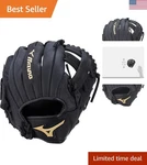 Adult 9-INCH Mizuno GXT-2A Right Hand Infield Glove For Optimal Play Mechanics. Fixed Price $152.00.