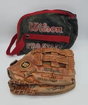 Wilson A2054 Baseball Glove Rht 13IN With Bag Pro Staff Premium Brown Leather. Fixed Price $35.99.