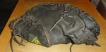 Glovesmith Field Commander Mitt Right Hand Throw Black Used Stiff As Is. Fixed Price $13.50.