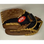 Rawlings Baseball Glove Kids Brown Black Right Hand Throw Lightweight Tee. Fixed Price $29.74.