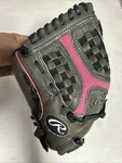 Rawlings ST1150FP Storm 1/2 Black/pink Leather Girl Softball Glove Lht New!. Fixed Price $28.00.
