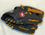 Worth WS120 Baseball Glove 12" Black Leather Right Hand Throw Rht. Fixed Price $22.99.
