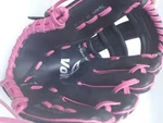 Voit 10" 76400 Baseball Kids Glove - Black With Pink Trim For Left Hand. Fixed Price $18.99.