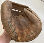 Vintage Rawlings RCM50 Catchers Mitt Lance Parrish, Deep Well Pocket Rh Korea. Fixed Price $19.99.