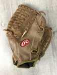 Vintage Rawlings Baseball Glove Leather Shell Hand Throw Kids Mitt PP11OBR. Fixed Price $149.99.