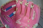 Easton GKP95 Youth Baseball Glove Pink 9.5 Pattern. Fixed Price $15.99.