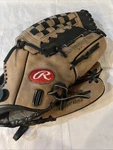 Rawlings MMS35BF 13.5 Slanted Basket Web Millennium Model Baseball Glove Wear Lh. Fixed Price $29.00.