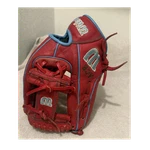 Wilson A500 11.5 Red/blue Leather Baseball Softball Glove Web Lht. Fixed Price $35.00.