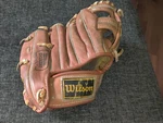 Vintage Wilson A2285 Fred Lynn 1/2 Baseball Glove Model Rht Hawk Euc. Fixed Price $17.99.