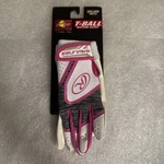 Rawlings T-ball Batting Gloves Pink/white Ages 3-6 (WALTBG20-PK). Fixed Price $13.49.