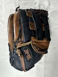 Rare Miken MFG-4 Leather Glove Right Hand Throw Black Brown Baseball Softball. Fixed Price $150.00.