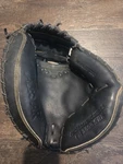 All-star Pro Elite CM3000SBK 33.5" Black Catcher Mitt Rht Padded Leather. Fixed Price $350.00.