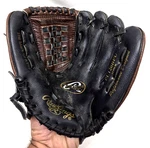 12" Rawlings Gold Glove Company Black And Brown Baseball PL120BPU (K3). Fixed Price $34.50.