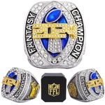Noblehead Fantasy Football Ring 2024 Heavy Ffl Champion Gold Silver Tone. Fixed Price $41.94.