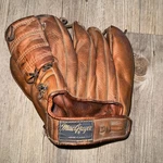 Vintage 1950S Macgregor Baseball Glove Mitt Ritchie Ashburn Model G100 Lefty Lht. Fixed Price $59.95.